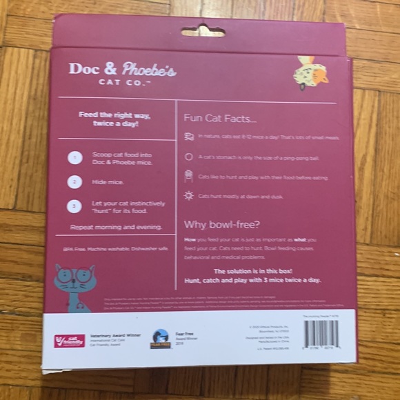 BNIB Doc and Phoebe's The Hunting Feeder - Slow Feed the Feline Way - Picture 4 of 8